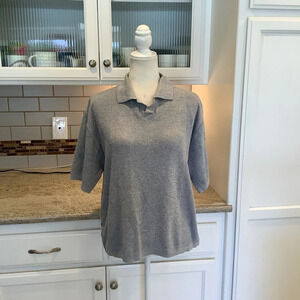 Principe Gray Italian Shirt Pullover Size Medium